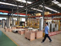 倉儲離心鑄造件區(casting piece storage area)